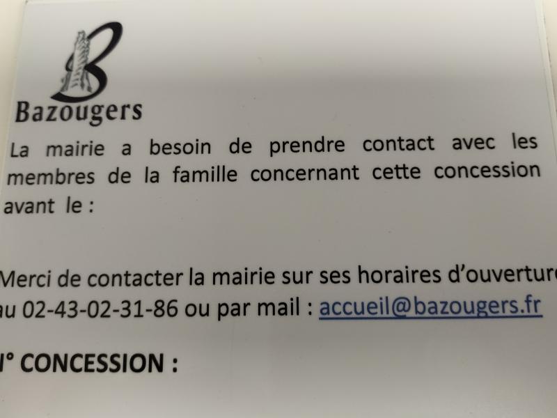 Concessions échues au 23-10-2023