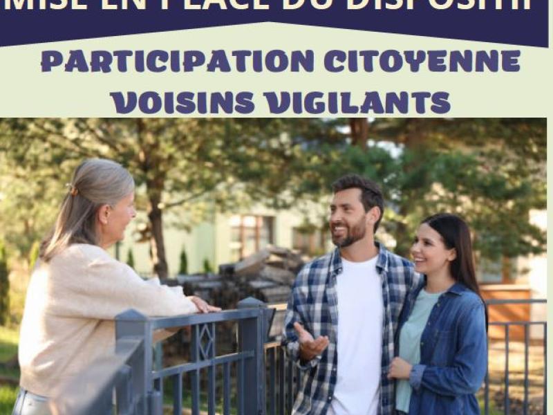 Réunion publique - participation citoyenne voisins vigilants